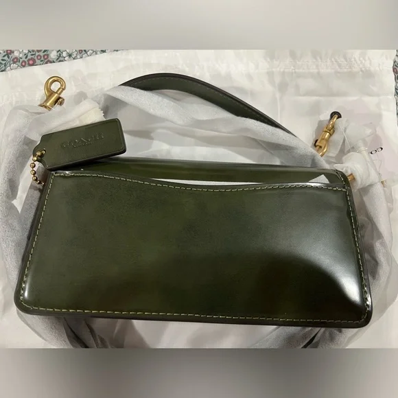 New! MINT CONDITION COACH Tabby Shoulder Bag 20 Spazzolato leather - Picture 7 of 12